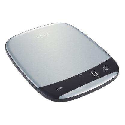 Balance de cuisine rechargeable - inox - 10 kg