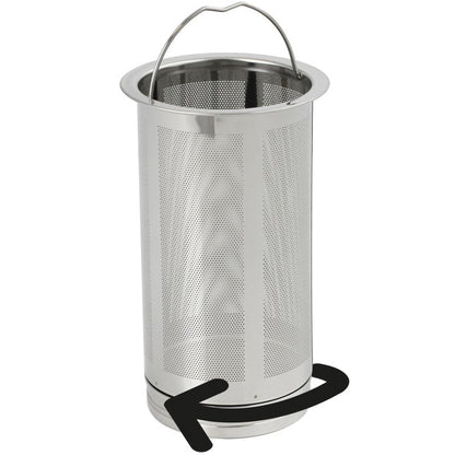 Filtre dévissable en inox pour théières et mug