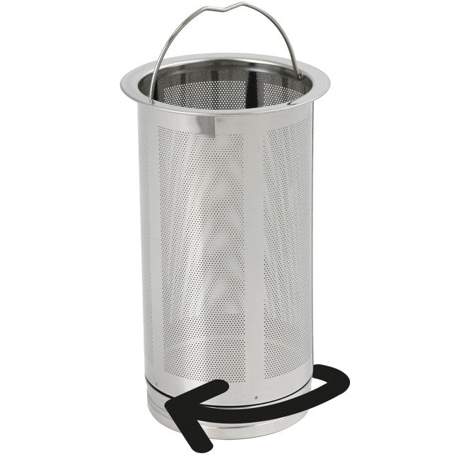 Filtre dévissable en inox pour théières et mug