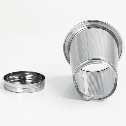 Filtre dévissable en inox pour théières et mug