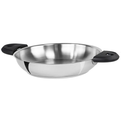 Poêle haute en inox amovible