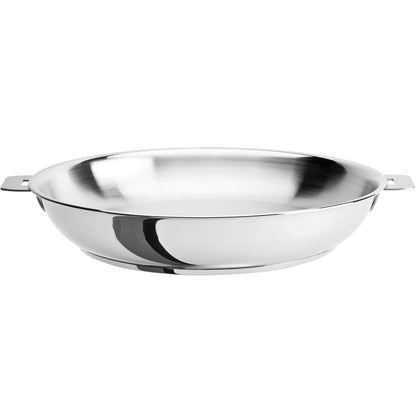 Poêle haute en inox amovible