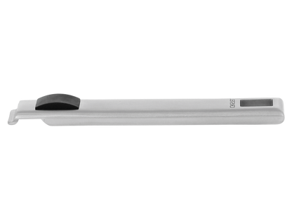 Poignée plate amovible en inox brossé bouton silicone