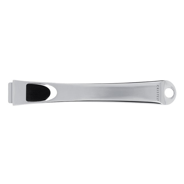 Poignée amovible en inox brillant bouton silicone