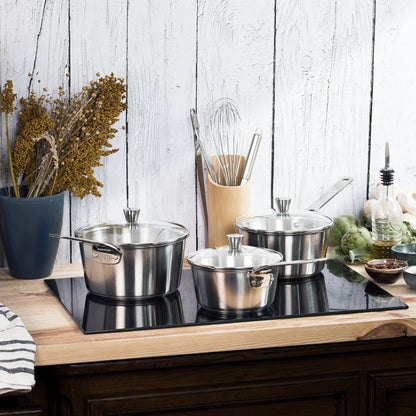 Casserole inox brossé