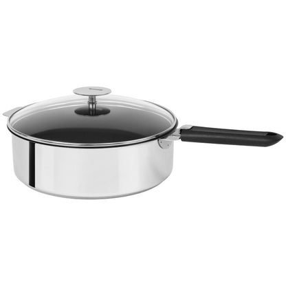 Sauteuse antiadhésive en inox amovible