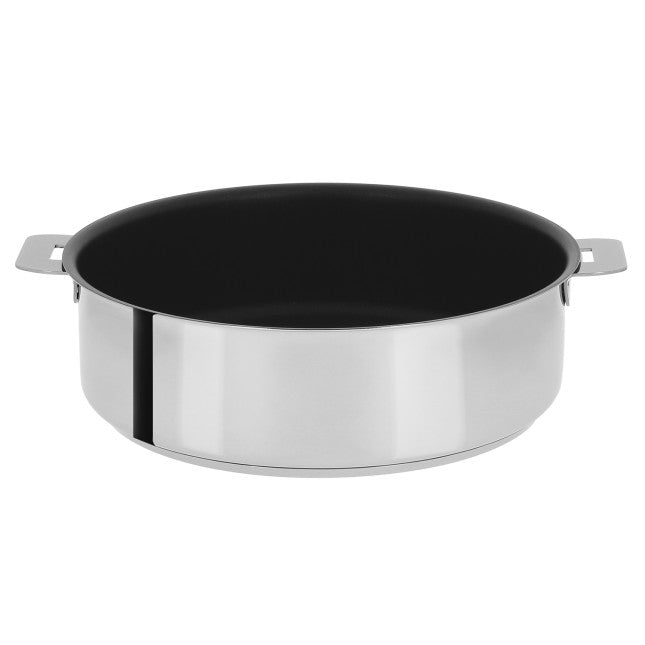 Sauteuse antiadhésive en inox amovible