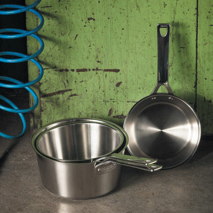 Casserole inox brossé