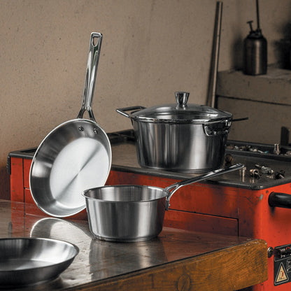 Casserole inox brossé